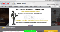 Desktop Screenshot of bannerchevy.com